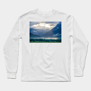 A Break in the Weather, Glacier NP Long Sleeve T-Shirt